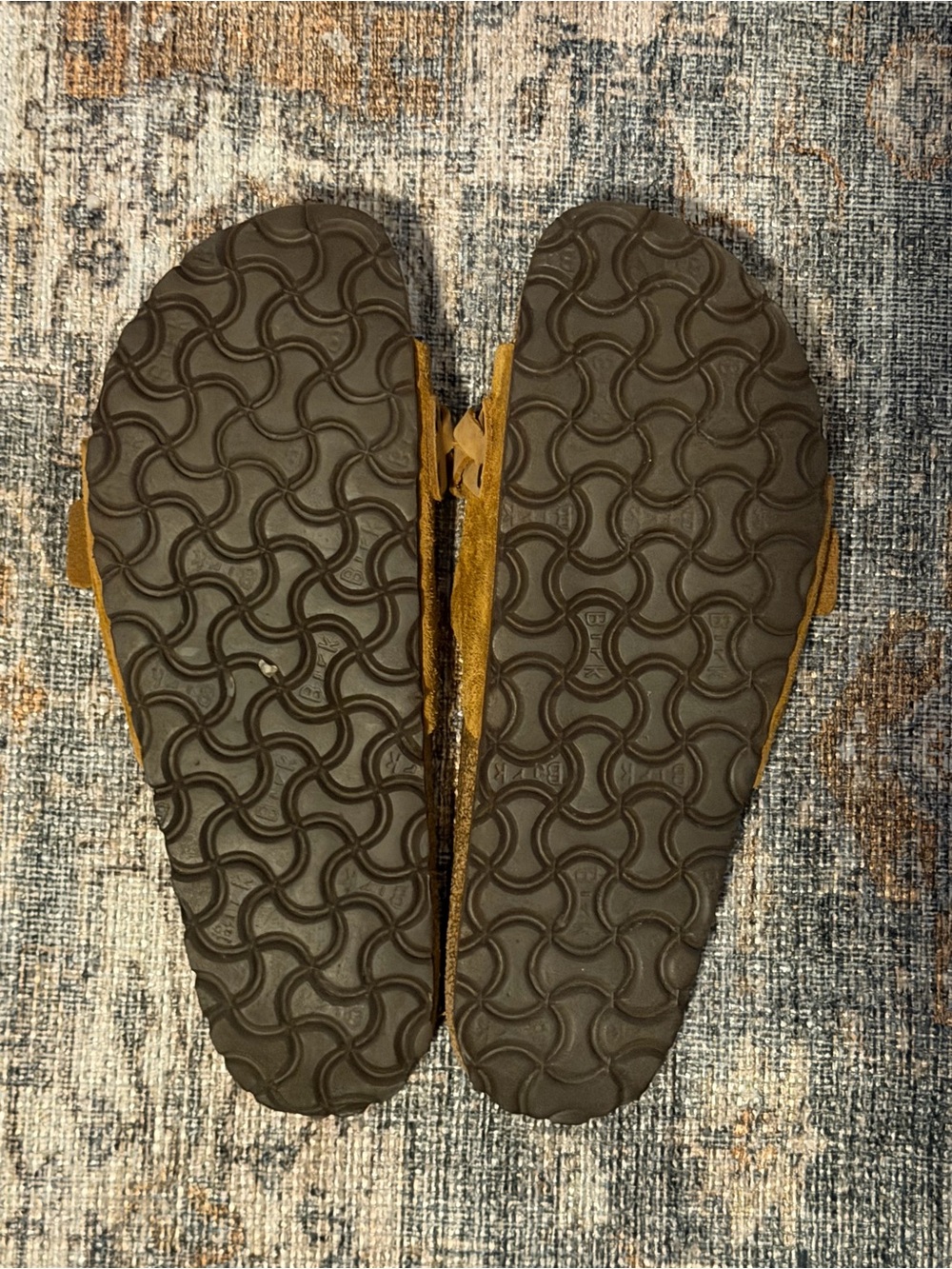Birkenstock Braided Suede Slide Sandals in Brown - Picture 2 of 2